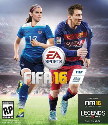 《FIFA16》首次刊登男女搭配系列封面